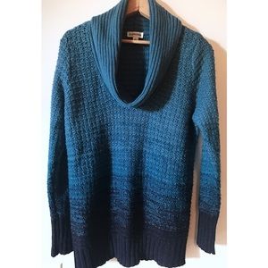 St. John's Bay Ombré Cowl Neck Sweater